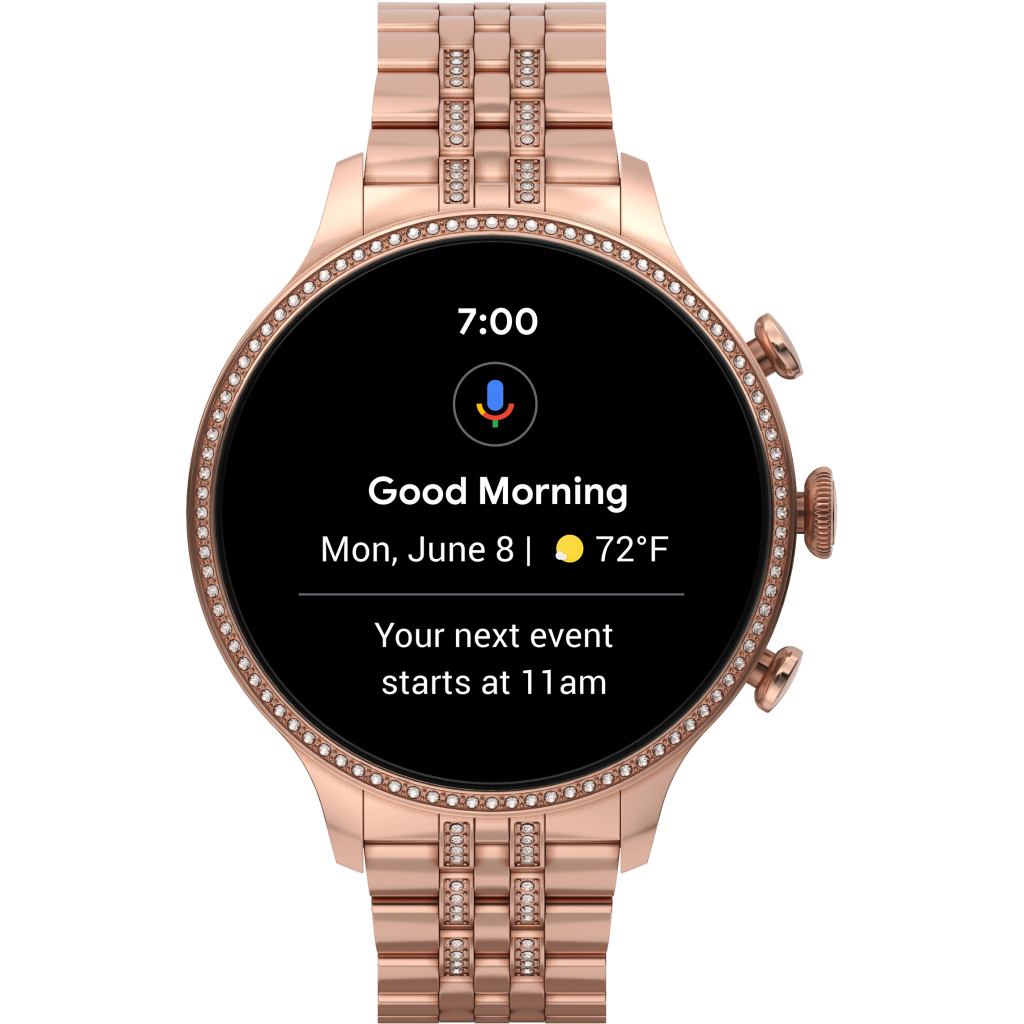 Смарт-часы Fossil Gen 6 Rose Gold-Tone Stainless Steel (FTW6077) - 2