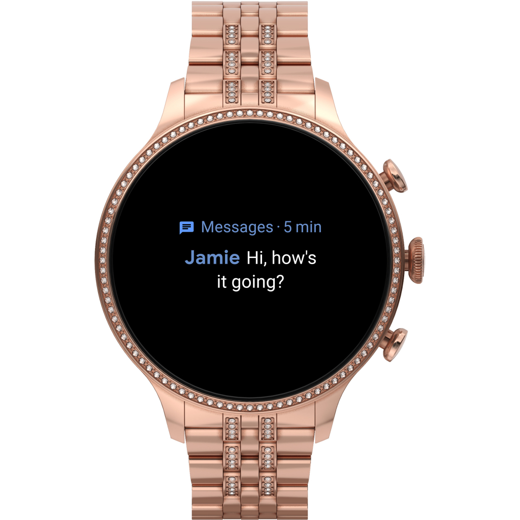 Смарт-часы Fossil Gen 6 Rose Gold-Tone Stainless Steel (FTW6077) - 3