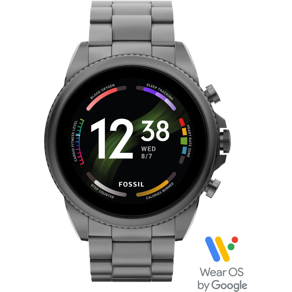 Смарт-часы Fossil Gen 6 Smoke Stainless Steel (FTW4059) - 5
