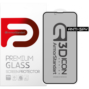 Стекло защитное Armorstandart Icon 3D Anti-spy для Apple iPhone 13 Pro Max Black (ARM60979)