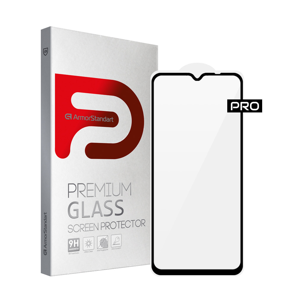 Стекло защитное Armorstandart Pro для Samsung A23 4G / M23 / M33 Black (ARM61040)