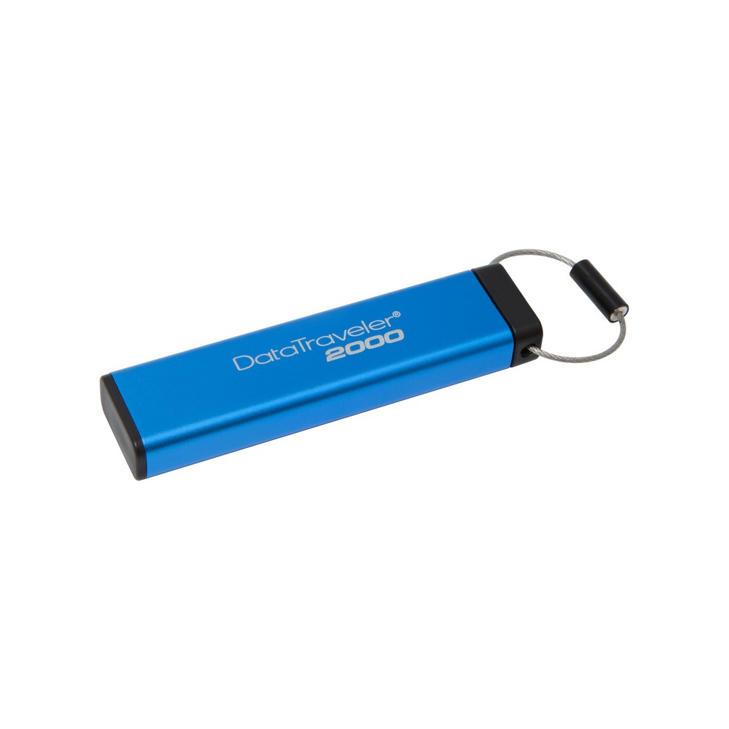 USB флеш накопитель Kingston 32GB DT 2000 Metal Security USB 3.0 (DT2000/32GB) - 1