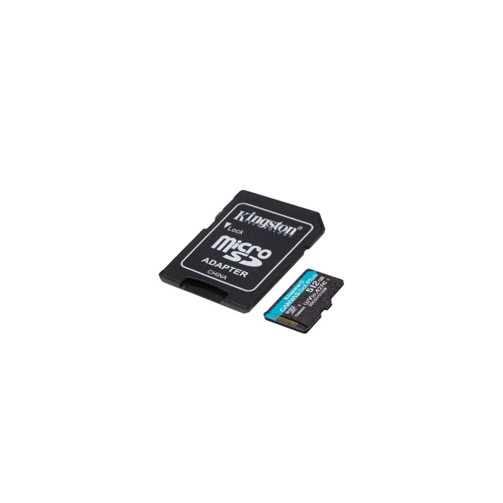 Карта памяти Kingston 512GB microSDXC class 10 UHS-I U3 A2 Canvas Go Plus (SDCG3/512GB) - 1