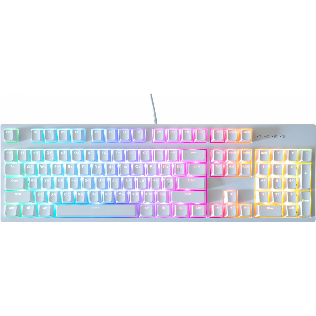 Клавиатура Dark Project One KD104A White PBT Gateron Mechanical Yellow (DPO-KD-104A-100100-GYL)