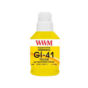 Чернила WWM Canon GI-41 для Pixma G2420/3420 190г Yellow (KeyLock) (G41Y)