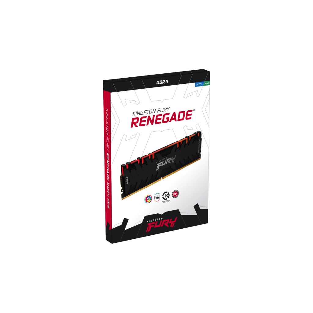 Модуль памяти для компьютера DDR4 64GB (2x32GB) 3600 MHz Fury Renegade RGB Kingston (KF436C18RBAK2/64) - 10