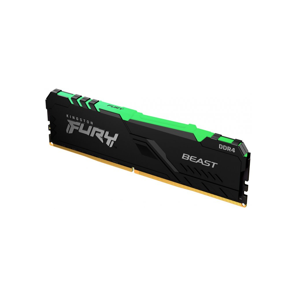 Модуль памяти для компьютера DDR4 16GB 2666 MHz FURY Beast RGB Kingston (KF426C16BBA/16) - 2