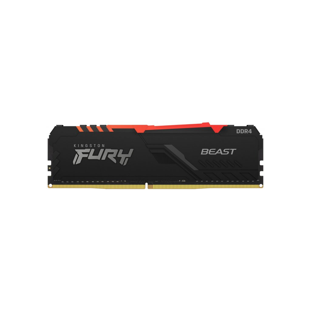 Модуль памяти для компьютера DDR4 16GB 2666 MHz FURY Beast RGB Kingston (KF426C16BBA/16)