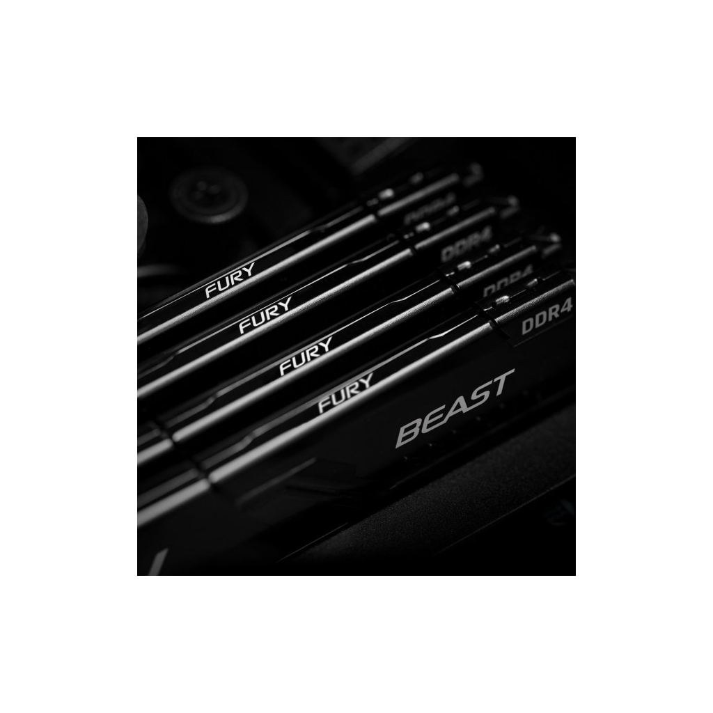 Модуль памяти для компьютера DDR4 32GB (2x16GB) 2666 MHz FURY Beast Black Kingston (KF426C16BBK2/32) - 7