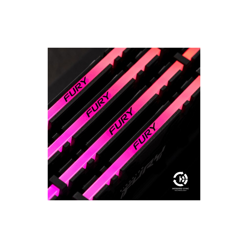 Модуль памяти для компьютера DDR4 64GB (2x32GB) 3200 MHz FURYRenegadeRGB Kingston (KF432C16RBAK2/64) - 2
