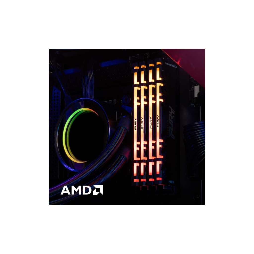 Модуль памяти для компьютера DDR4 64GB (2x32GB) 3200 MHz FURYRenegadeRGB Kingston (KF432C16RBAK2/64) - 4