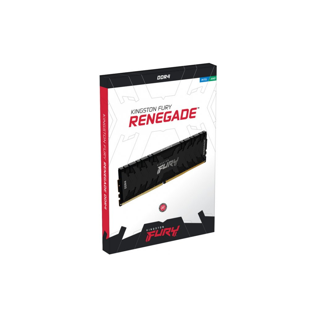 Модуль памяти для компьютера DDR4 16GB (2x8GB) 4266 MHz Renegade Black Kingston (KF442C19RBK2/16) - 4