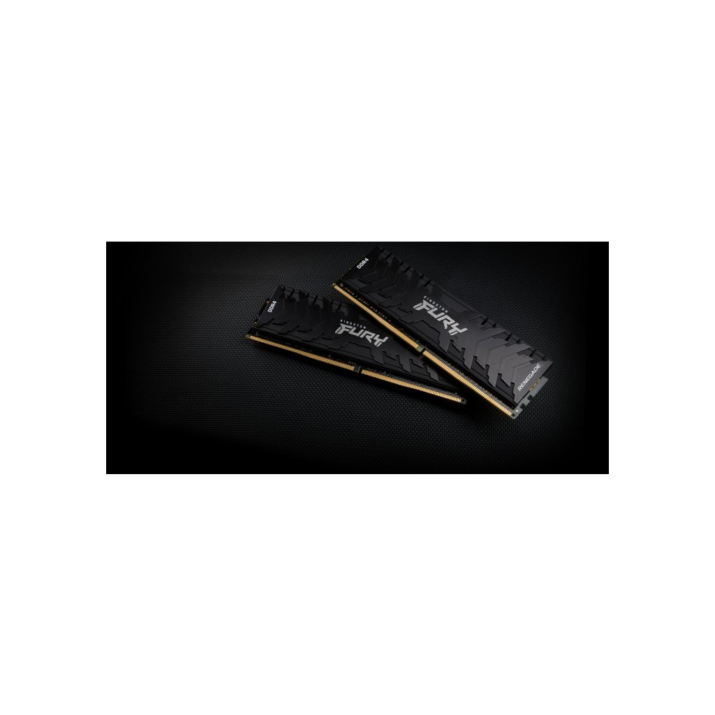 Модуль памяти для компьютера DDR4 16GB (2x8GB) 3200 MHz Renegade Black Kingston (KF432C16RBK2/16) - 7