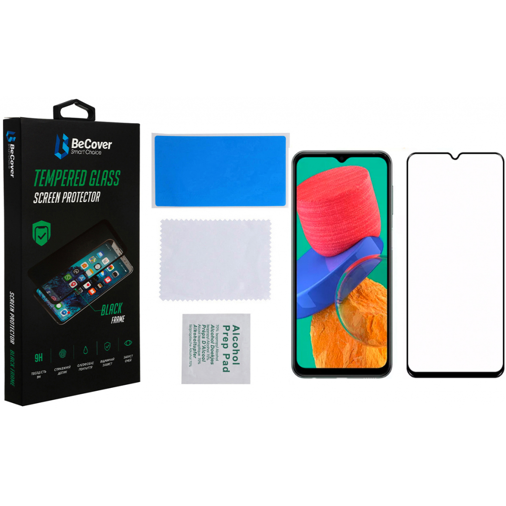 Стекло защитное BeCover Samsung Galaxy M33 SM-M336 Black (707356) - 1
