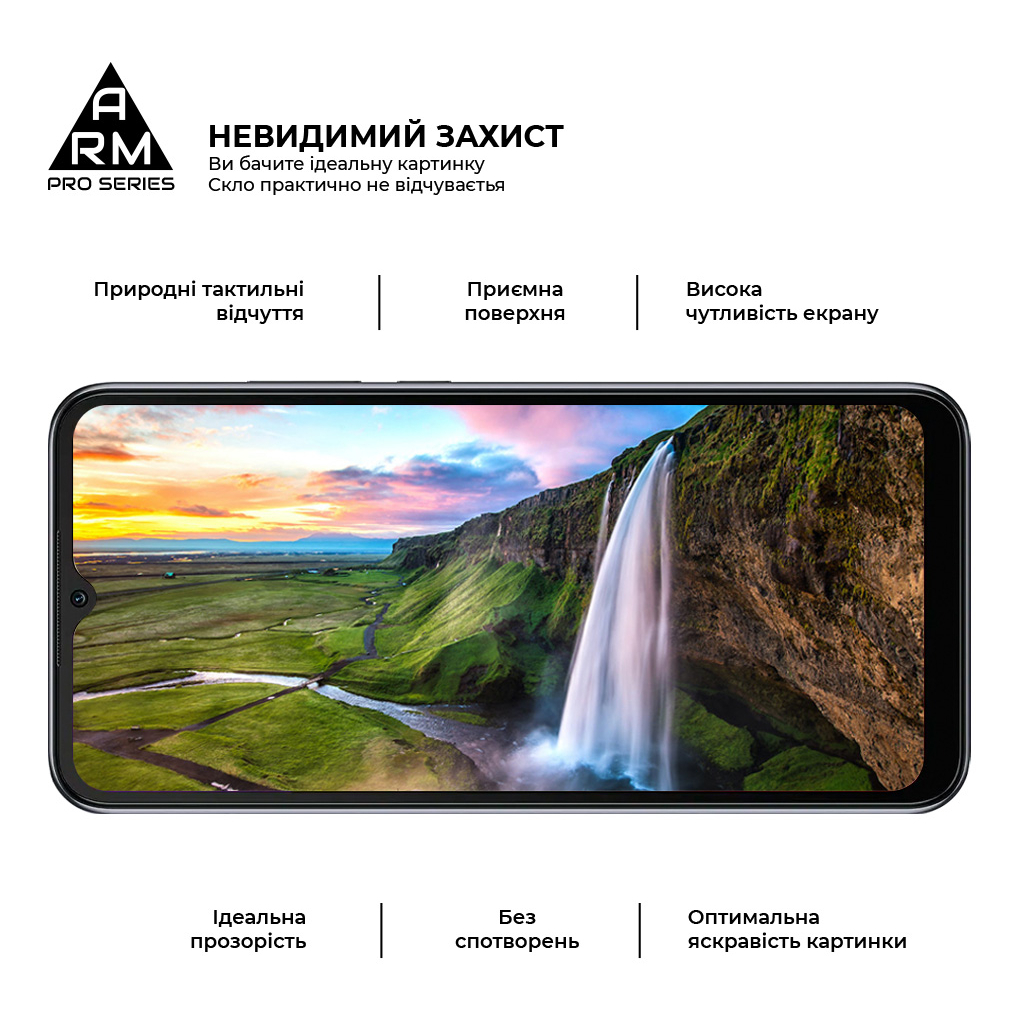 Стекло защитное Armorstandart Pro для Xiaomi Redmi 10A Black (ARM61812) - 3