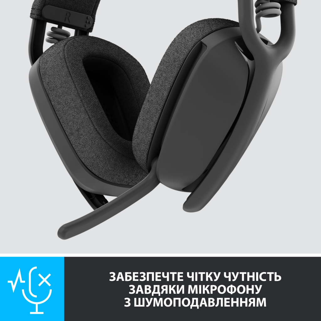 Наушники Logitech Zone Vibe 125 Graphite (981-001126) - 2