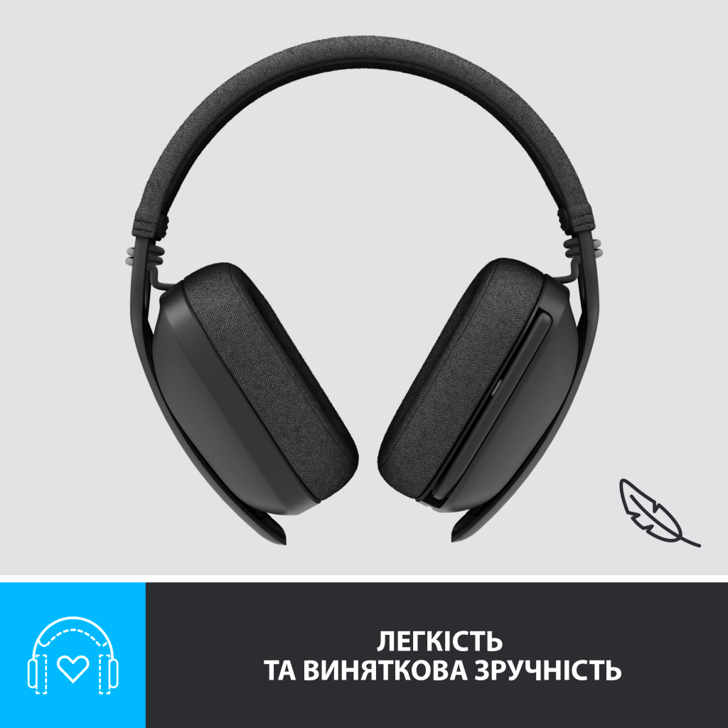 Наушники Logitech Zone Vibe 125 Graphite (981-001126) - 4