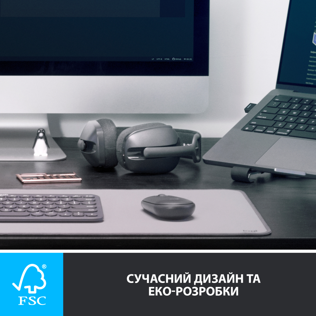 Наушники Logitech Zone Vibe 125 Graphite (981-001126) - 6