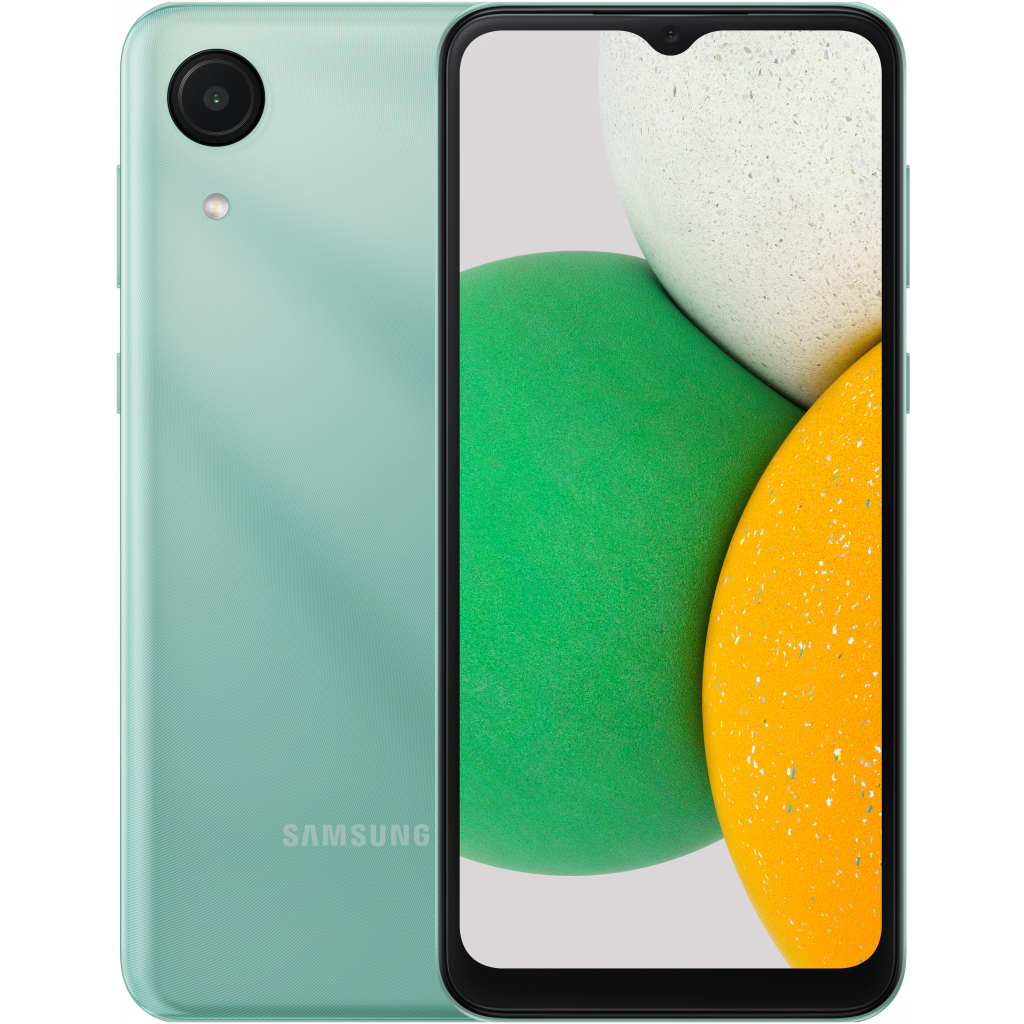 Мобильный телефон Samsung SM-A032F (Galaxy A03 Core 2/32Gb) Light Green (SM-A032FLGDSEK) - 1