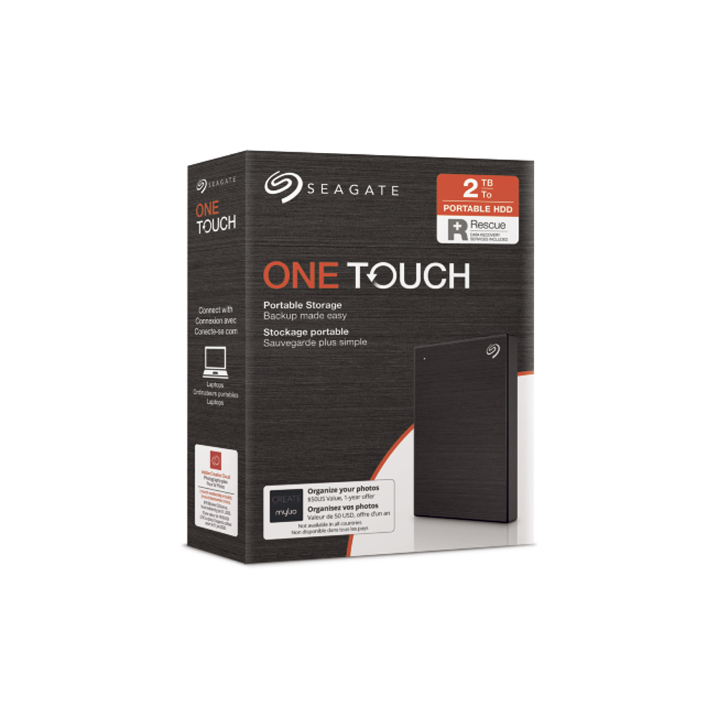 Внешний жесткий диск 2.5" 2TB One Touch USB 3.2 Seagate (STKB2000400) - 7