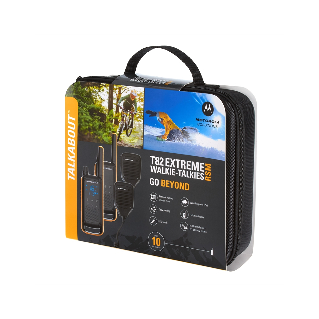 Портативная рация Motorola TALKABOUT T82 Extreme TWIN Yellow Black (5031753007171) - 5