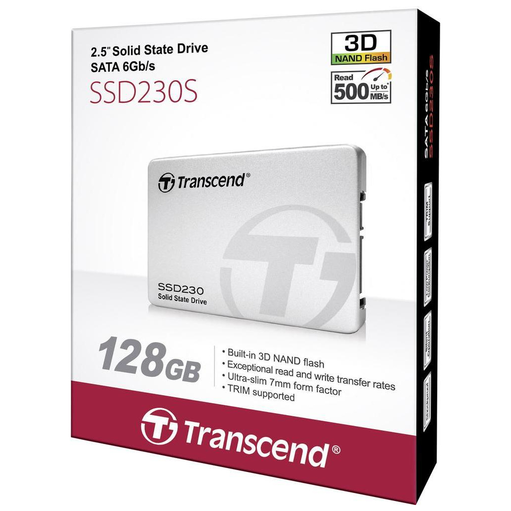 Накопитель SSD 2.5" 128GB Transcend (TS128GSSD230S) - 3