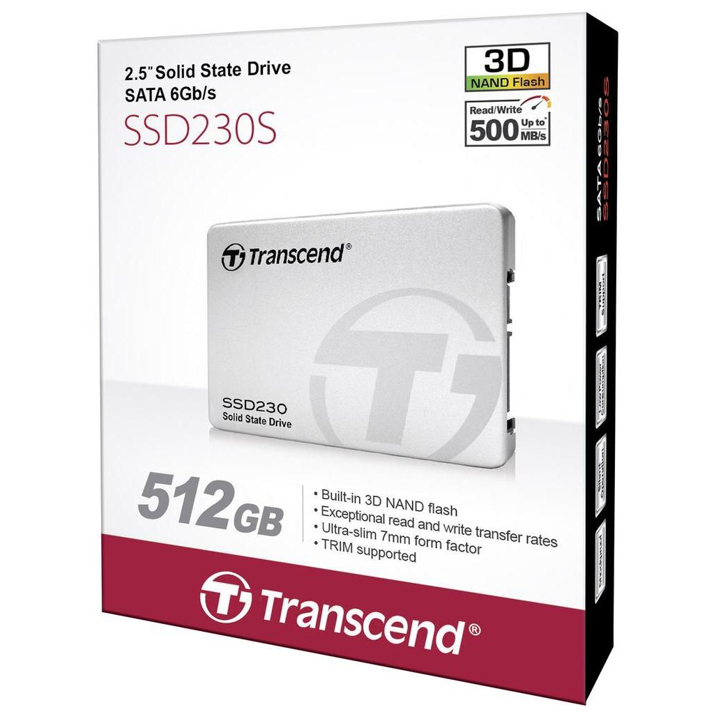 Накопитель SSD 2.5" 512GB Transcend (TS512GSSD230S) - 3