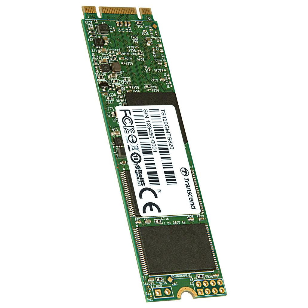 Накопитель SSD M.2 2280 120GB Transcend (TS120GMTS820S) - 3