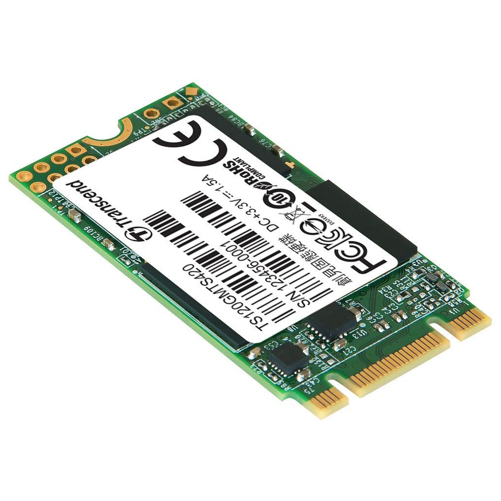 Накопитель SSD M.2 2242 120GB Transcend (TS120GMTS420S) - 3