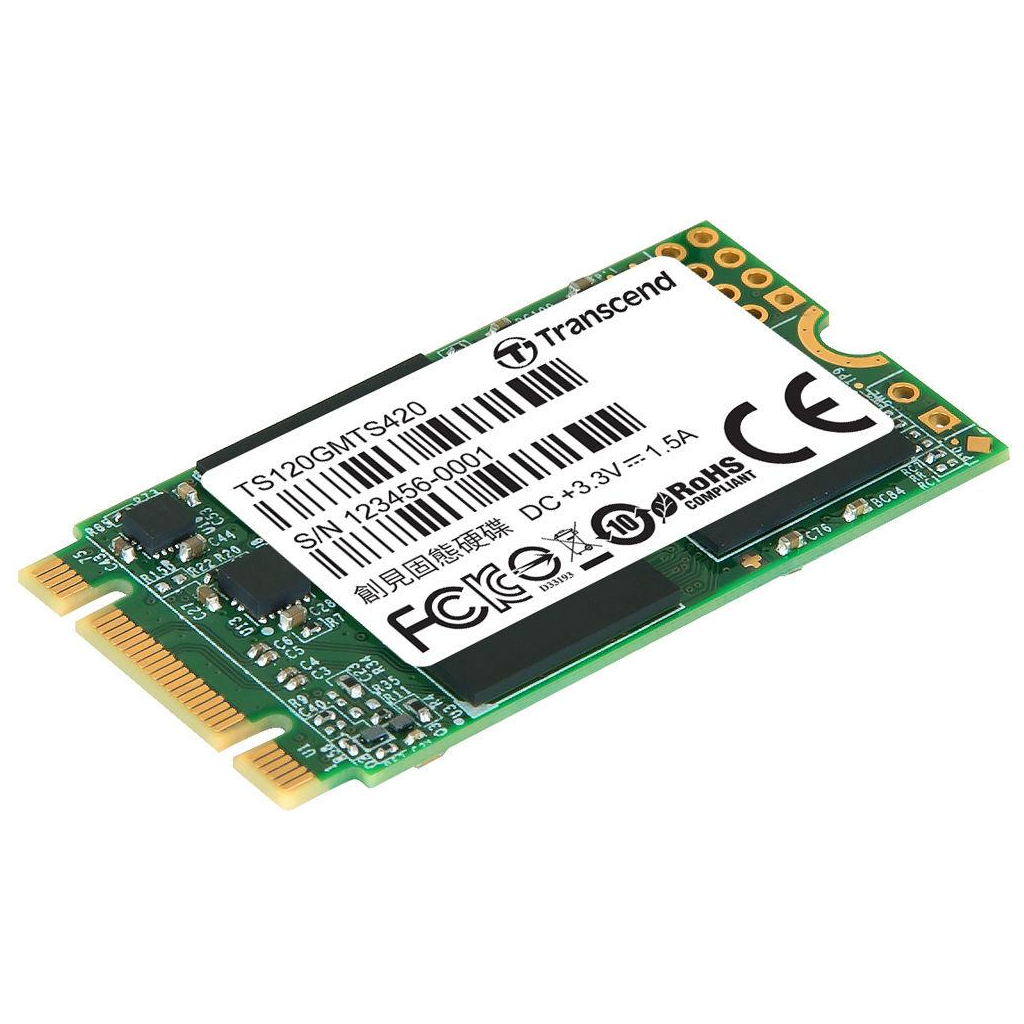Накопитель SSD M.2 2242 120GB Transcend (TS120GMTS420S) - 4
