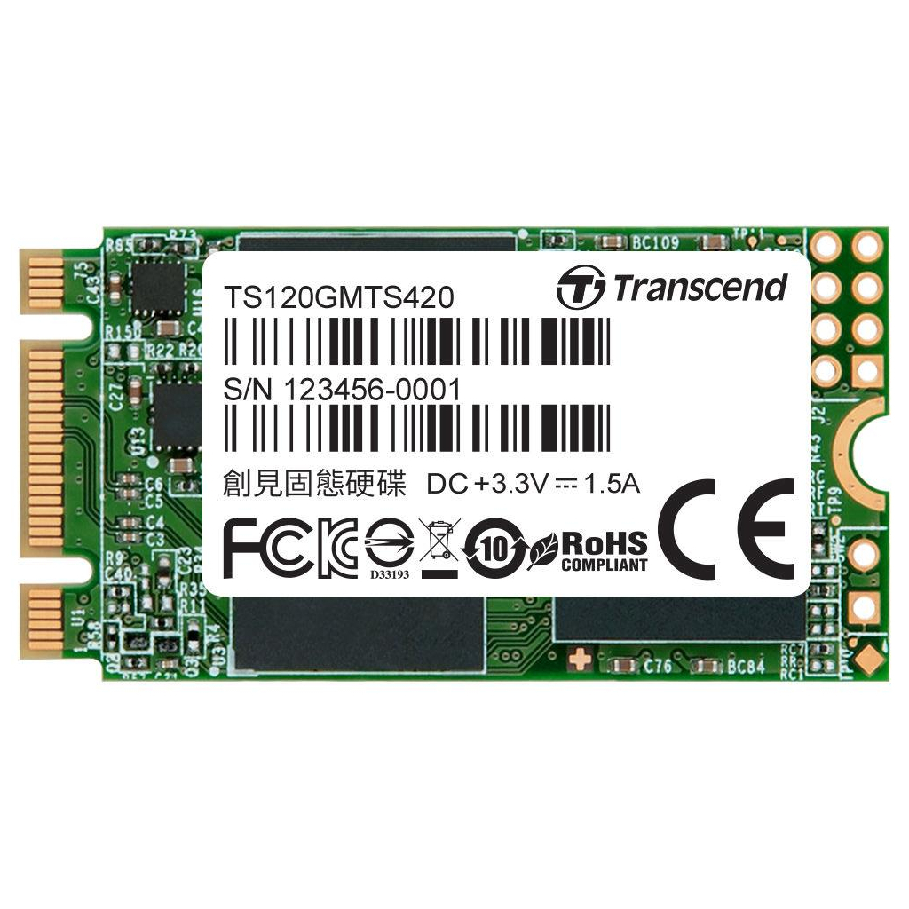 Накопитель SSD M.2 2242 120GB Transcend (TS120GMTS420S)