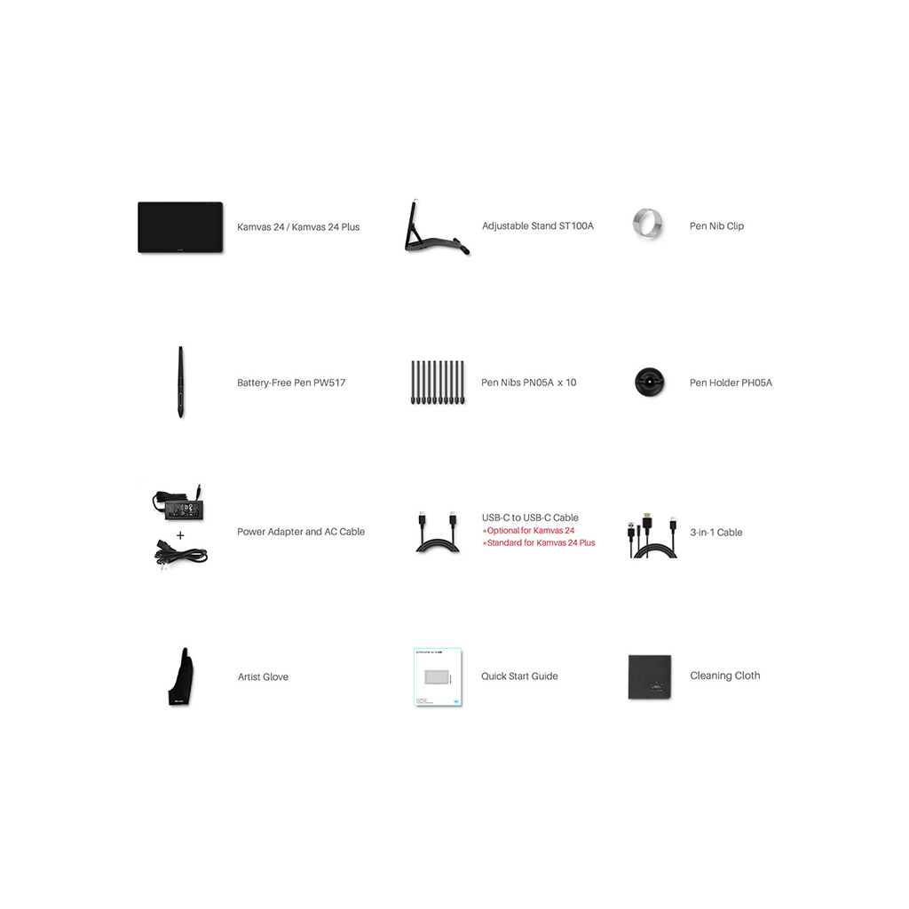 Графический планшет Huion Kamvas 24 Plus (GS2402) - 3