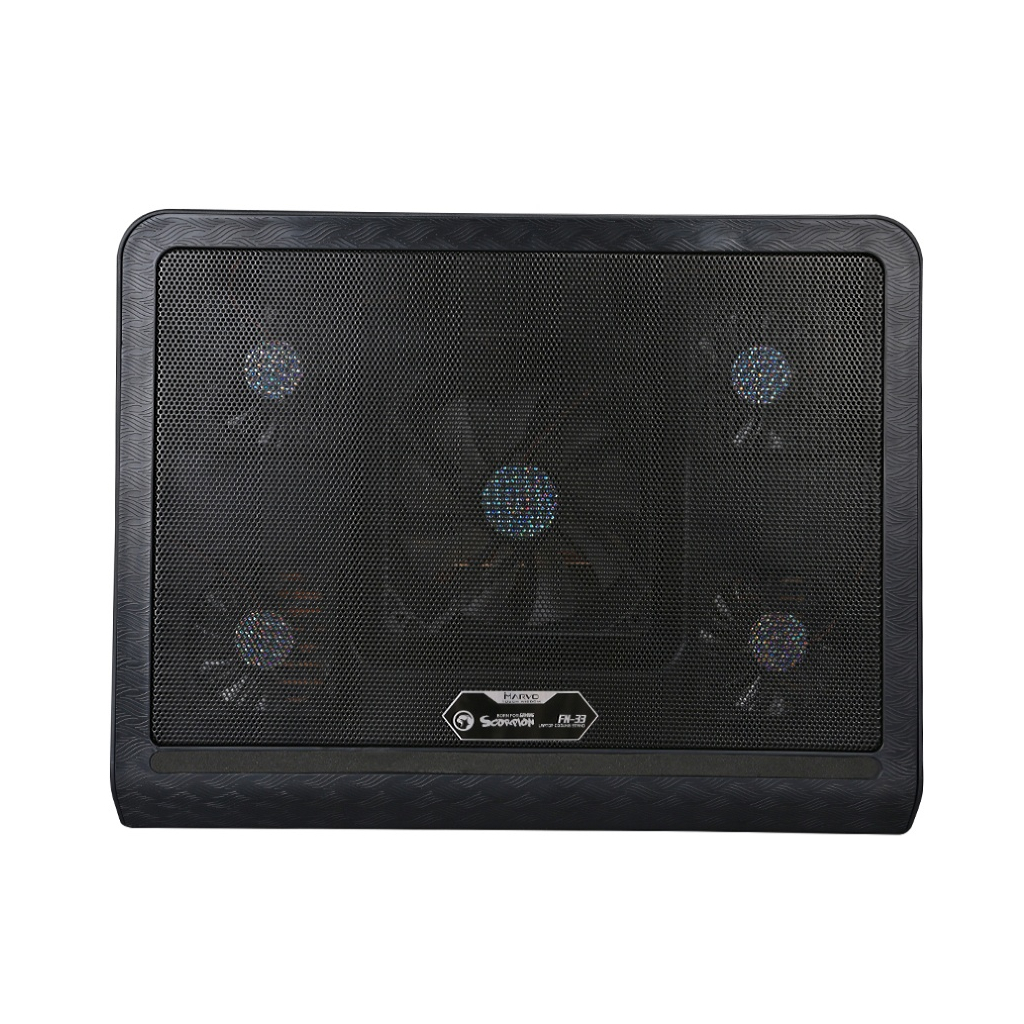 Подставка для ноутбука Marvo FN-33 17" Blue-LED (10210066) - 3