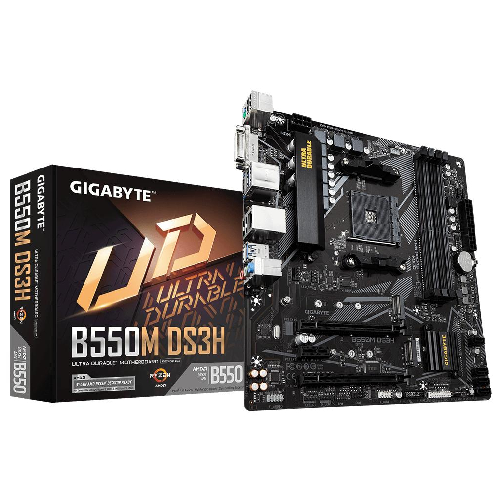 Материнская плата GIGABYTE B550M DS3H
