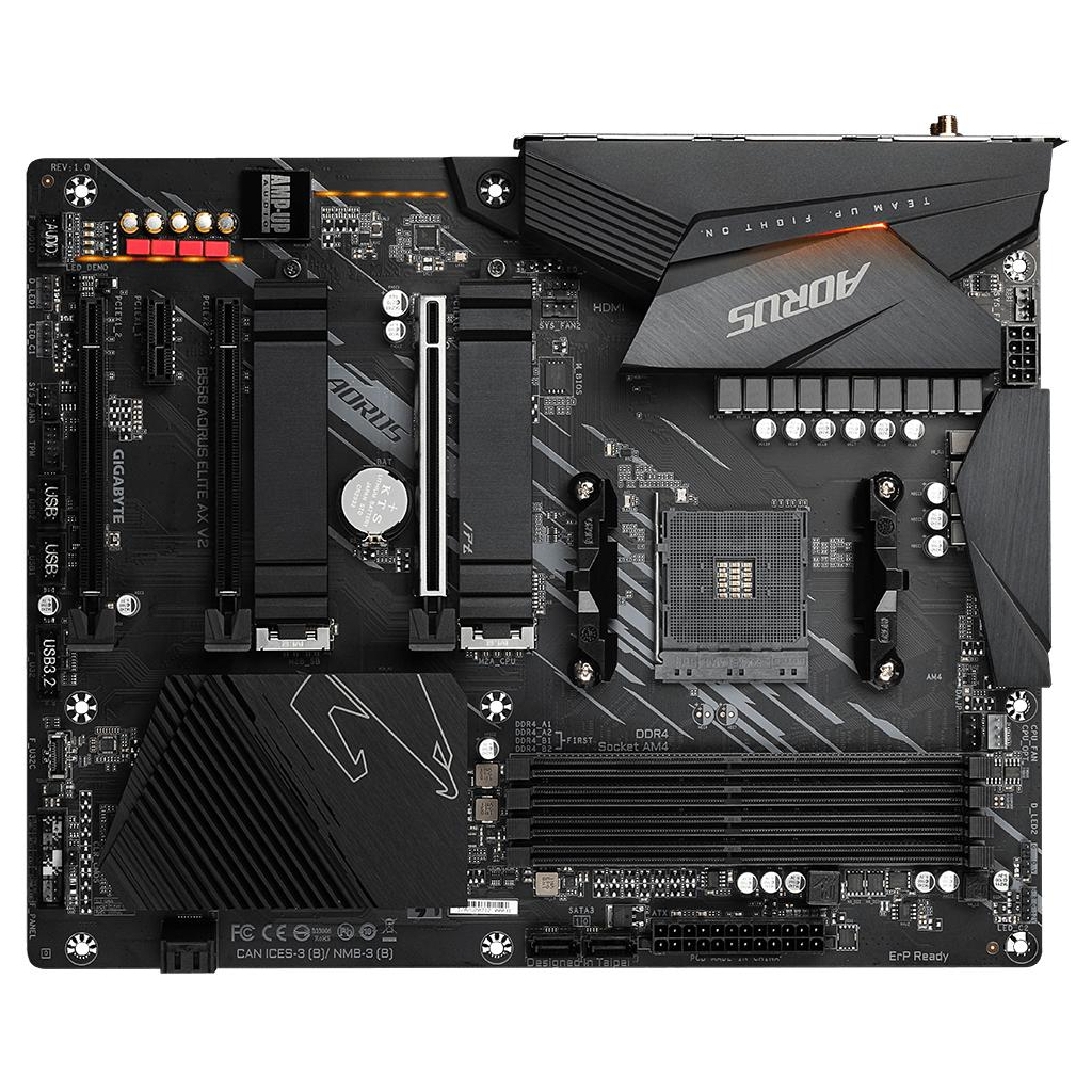 Материнская плата GIGABYTE B550 AORUS ELITE AX V2 - 1