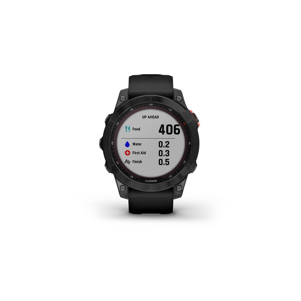 Смарт-часы Garmin fenix 7 Solar, Slate Gray w/Black Band, GPS (010-02540-11) - 7
