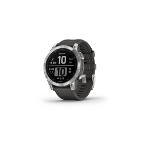 Смарт-часы Garmin fenix 7, Silver w/Graphite Band, GPS (010-02540-01)