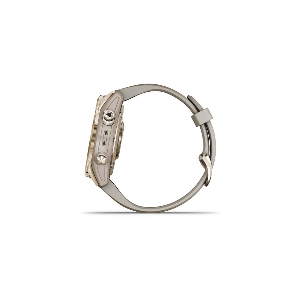 Смарт-часы Garmin fenix 7S Sapphire Sol, Cream Gold Ti w/ Light Sand Band, GPS (010-02539-21) - 10