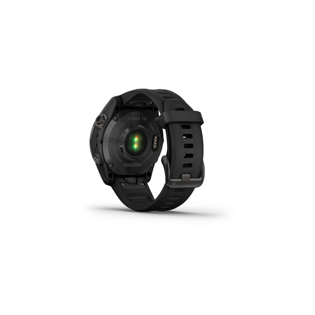Смарт-часы Garmin fenix 7S Sapphire Sol,Carbon Gray DLC Ti w/ith Blk Band, GPS (010-02539-25) - 9