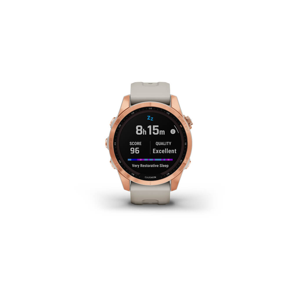 Смарт-часы Garmin fenix 7S Sol,Rose Gold w/Light Sand Band, GPS (010-02539-11) - 8