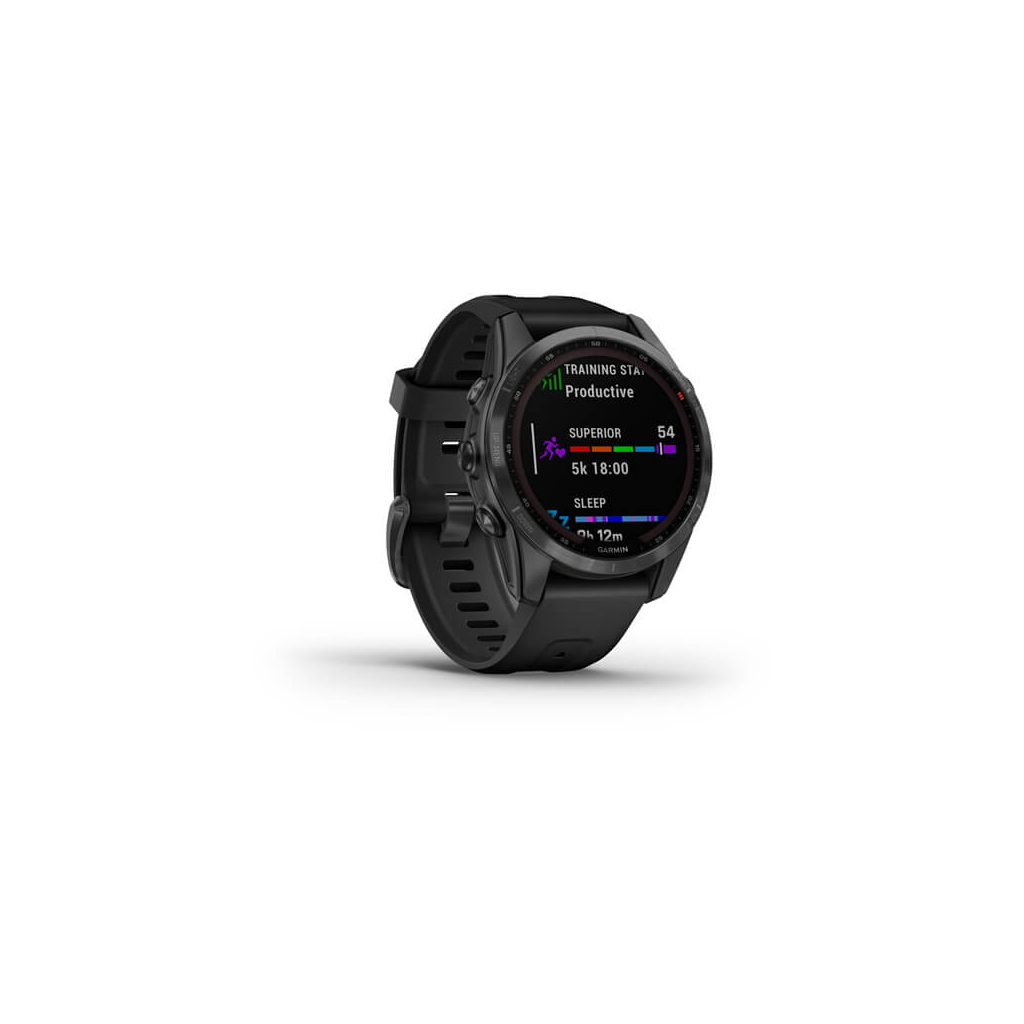 Смарт-часы Garmin fenix 7S Solar,Slate Gray w/ Black Band, GPS (010-02539-13) - 2