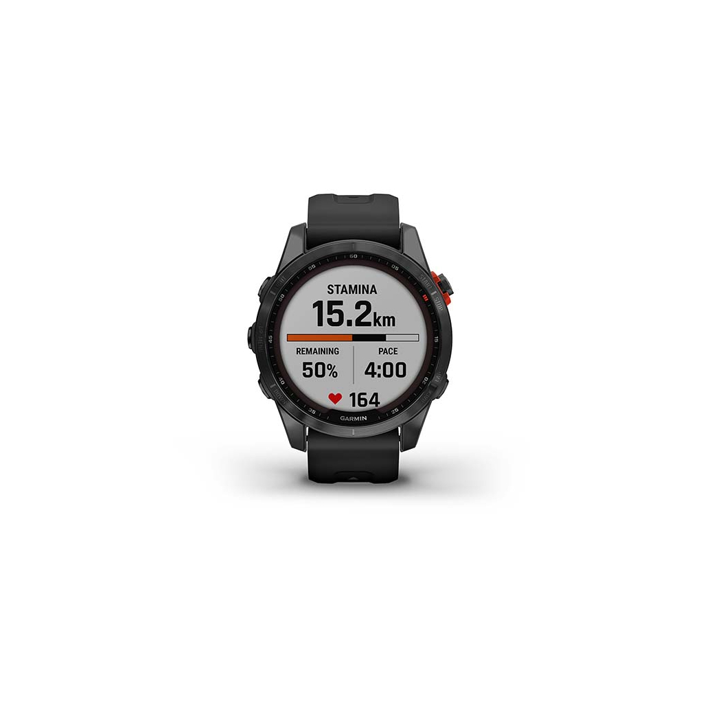 Смарт-часы Garmin fenix 7S Solar,Slate Gray w/ Black Band, GPS (010-02539-13) - 3