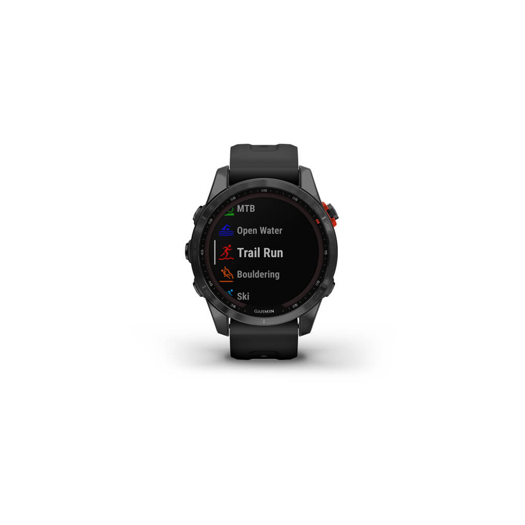 Смарт-часы Garmin fenix 7S Solar,Slate Gray w/ Black Band, GPS (010-02539-13) - 6
