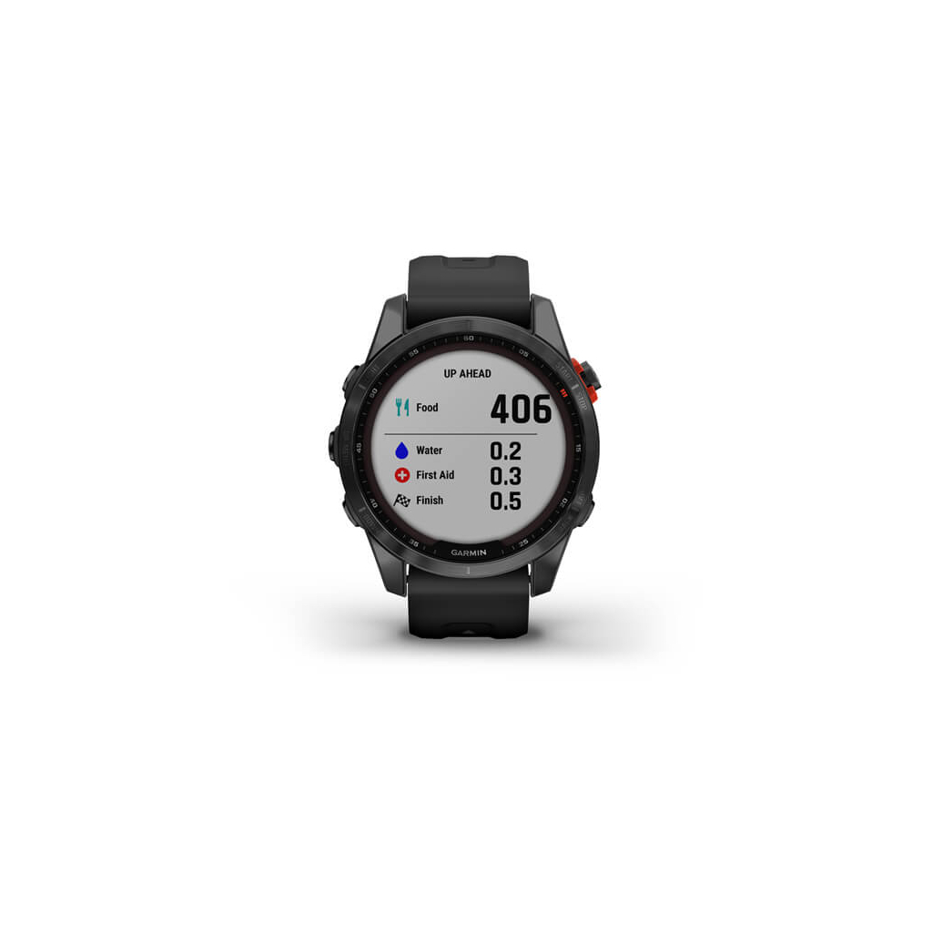 Смарт-часы Garmin fenix 7S Solar,Slate Gray w/ Black Band, GPS (010-02539-13) - 7