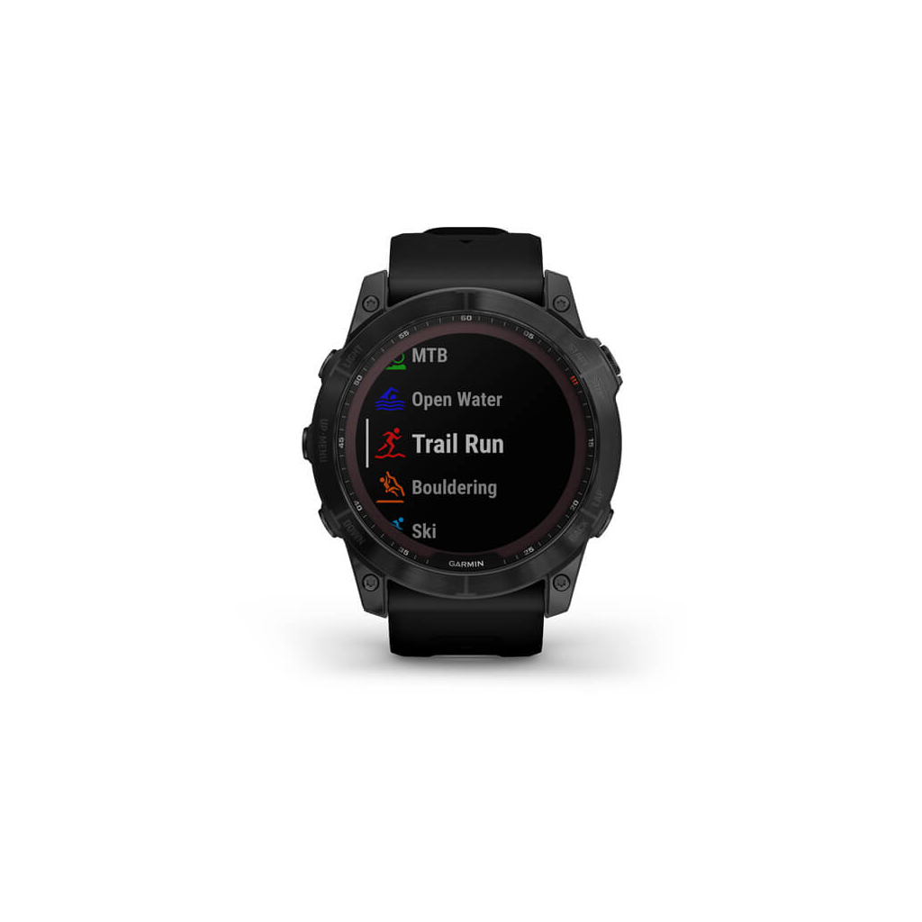 Смарт-часы Garmin fenix 7X Sapph Sol Black DLC Ti w/Black Band, GPS (010-02541-23) - 6