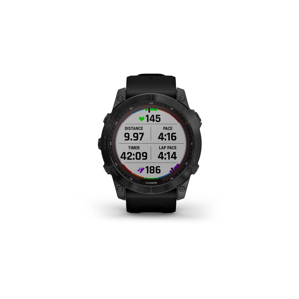Смарт-часы Garmin fenix 7X Sapph Sol Black DLC Ti w/Black Band, GPS (010-02541-23) - 9