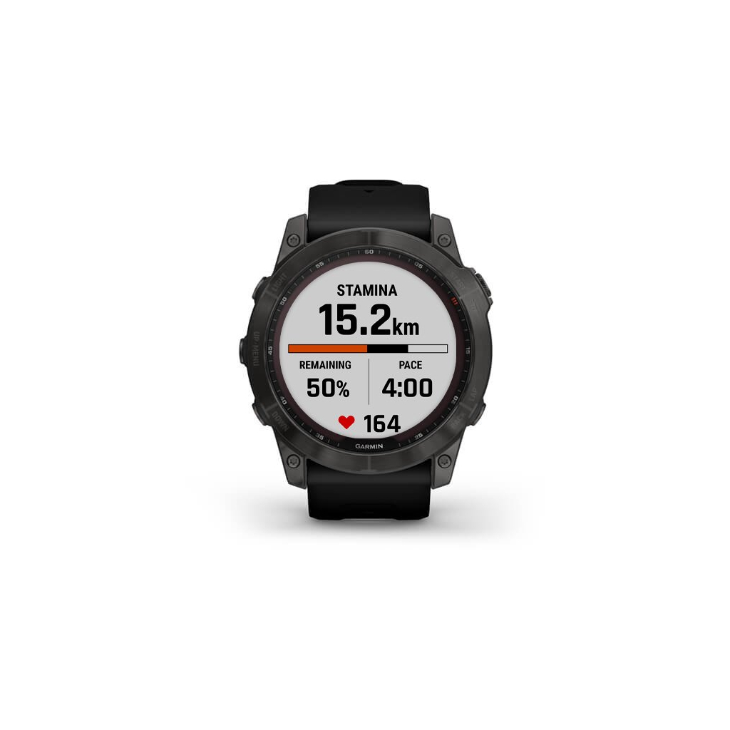 Смарт-часы Garmin fenix 7X Sapph Sol Carbon Gray DLC Ti w/Black, GPS (010-02541-11) - 5