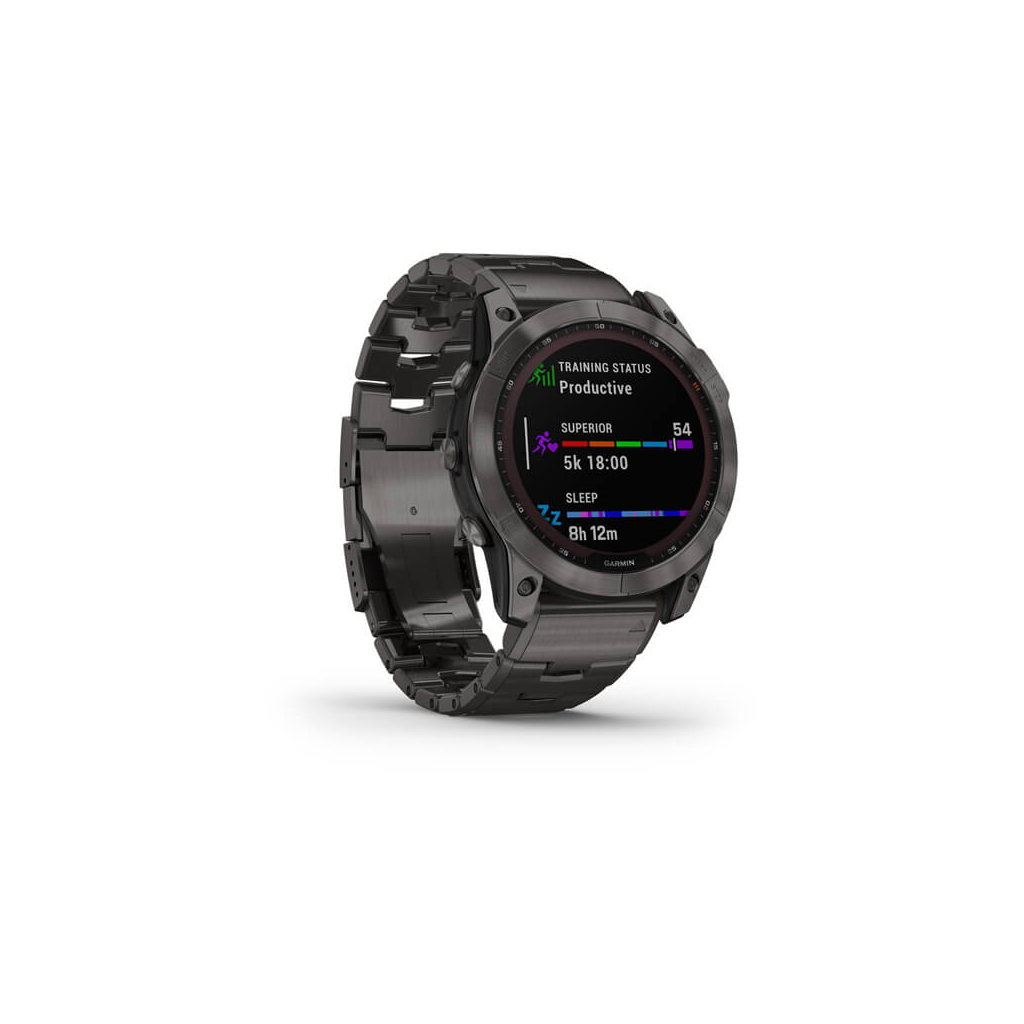 Смарт-часы Garmin fenix 7X Sapph Sol Carbon Gray DLC Ti, GPS (010-02541-27) - 2