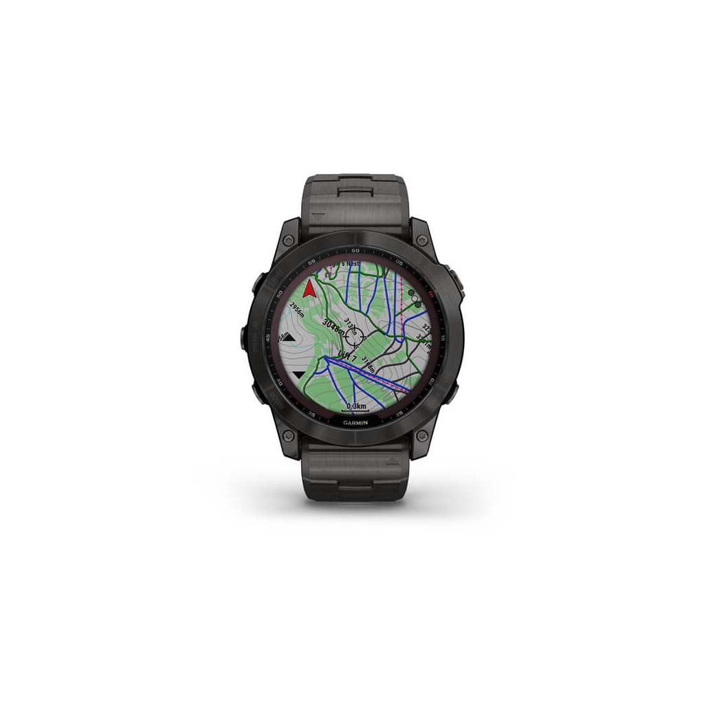 Смарт-часы Garmin fenix 7X Sapph Sol Carbon Gray DLC Ti, GPS (010-02541-27) - 3