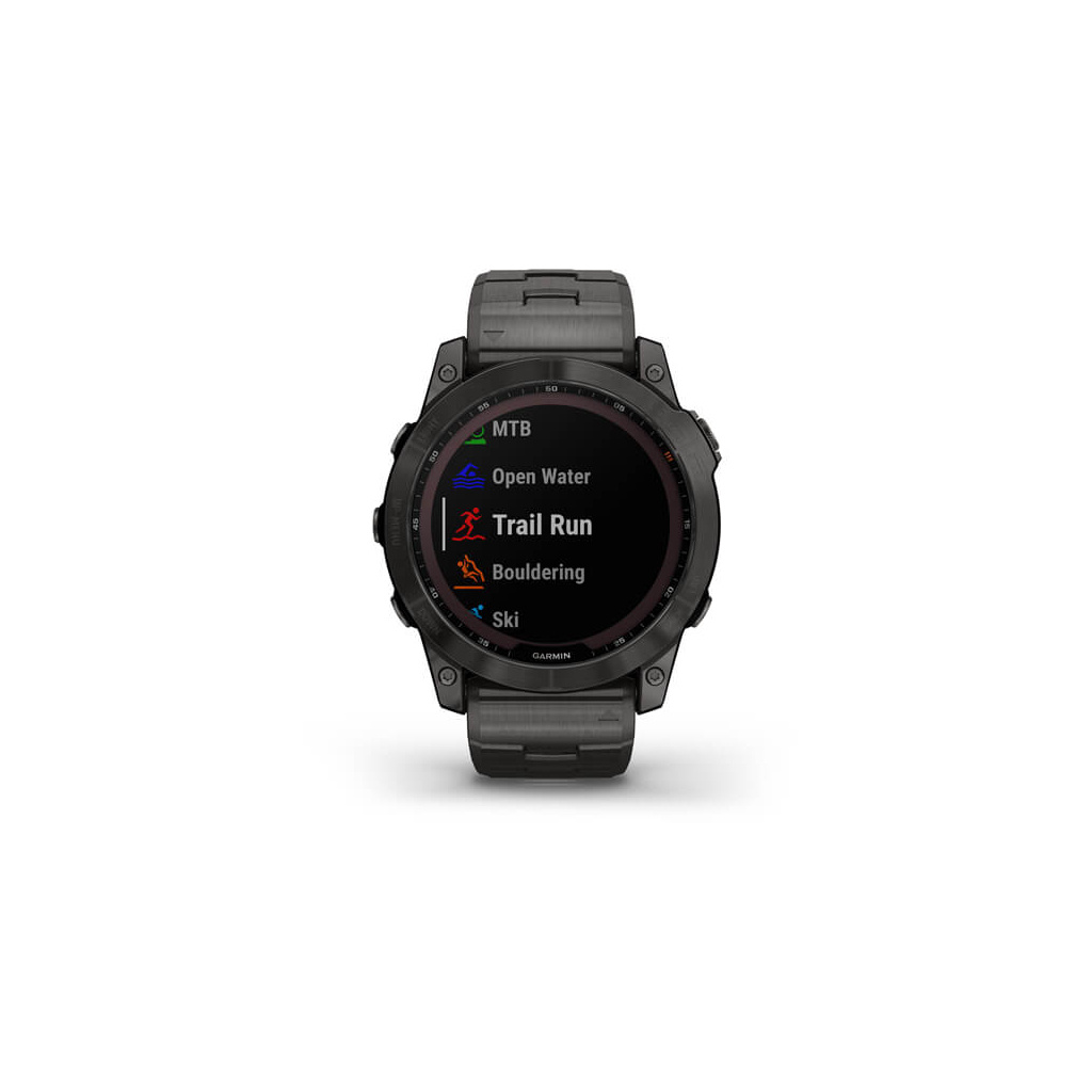 Смарт-часы Garmin fenix 7X Sapph Sol Carbon Gray DLC Ti, GPS (010-02541-27) - 6